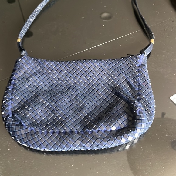 Navy Blue Purse EUC Once Only by Regale - Picture 5 of 8